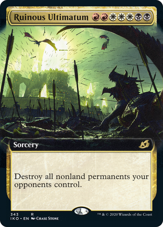 Ruinous Ultimatum (343) (Extended Art) - Foil