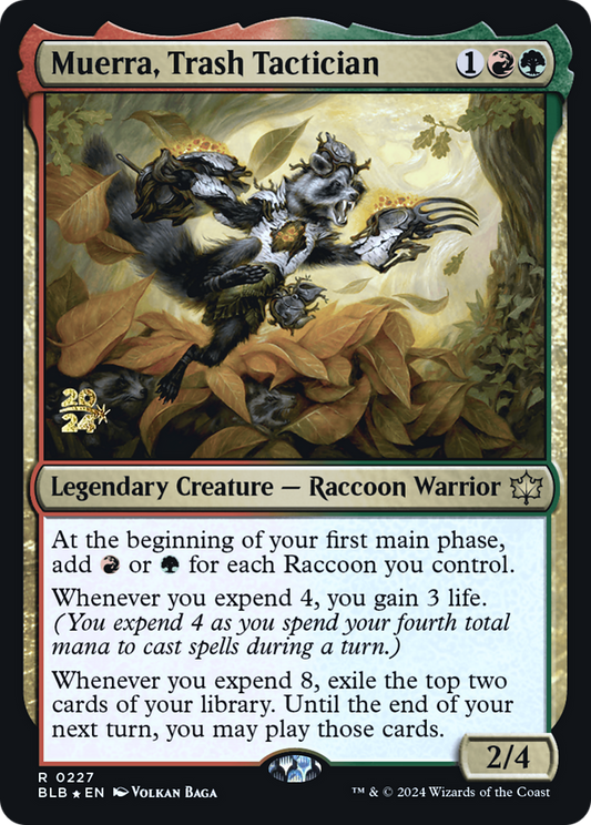 Muerra, Trash Tactician (0227) (Prerelease) - Foil