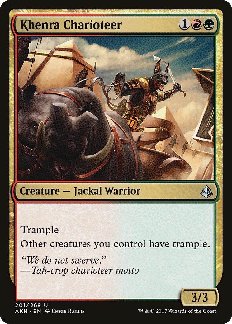 Khenra Charioteer - Foil