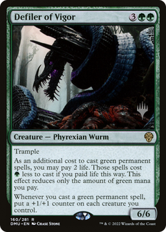 Defiler of Vigor (160) (Promo Pack) - Foil