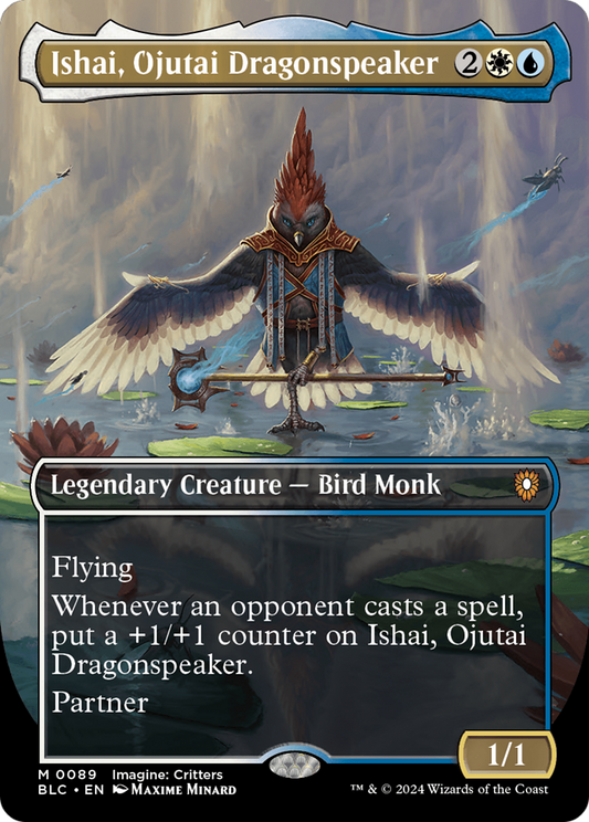 Ishai, Ojutai Dragonspeaker (0089) (Borderless) (Showcase) - Foil