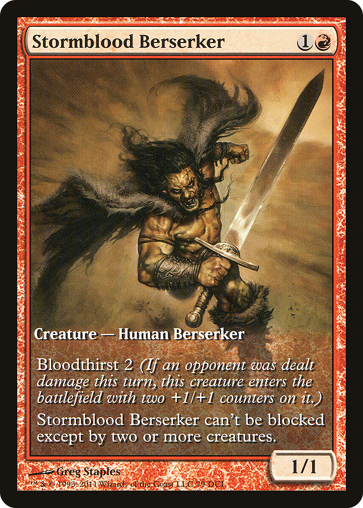 Stormblood Berserker - Game Day Promo