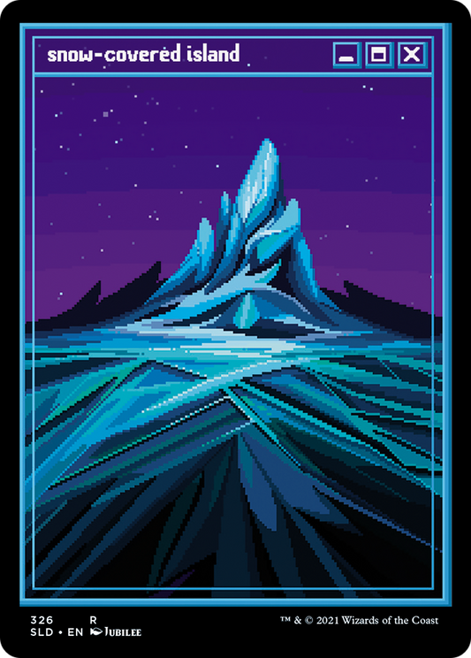 Snow-Covered Island (326) (Showcase) - Foil