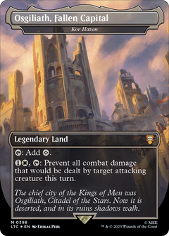 Osgiliath, Fallen Capital [Kor Haven] (0398) (Borderless) - Surge Foil