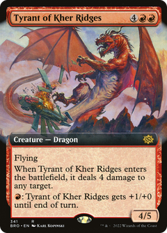Tyrant of Kher Ridges (341) (Extended Art) - Foil
