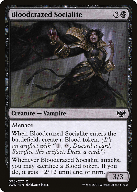 Bloodcrazed Socialite - Foil