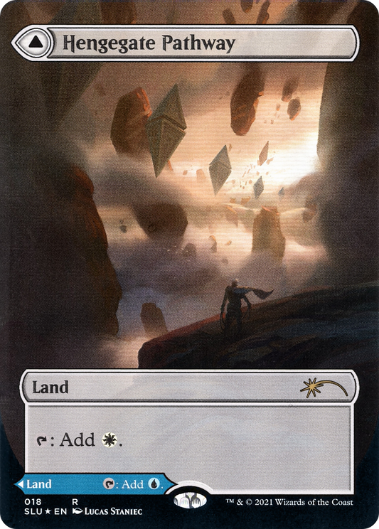 Hengegate Pathway // Mistgate Pathway (018) (Borderless) (SLU) - Foil
