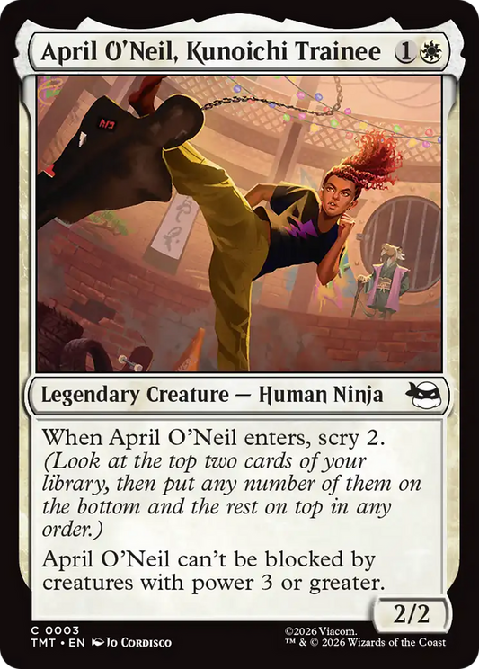 April O'Neil, Kunoichi Trainee (TMT) - Foil