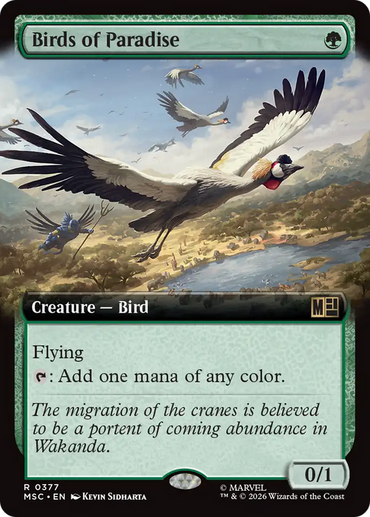 Birds of Paradise (0377) (Extended Art) (MSC)