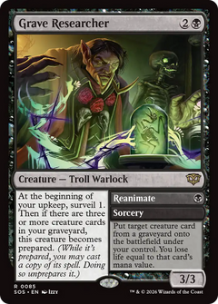 Grave Researcher // Reanimate (085) (SOS) - Foil