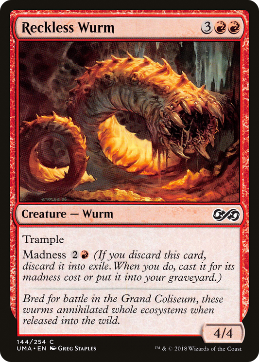 Reckless Wurm - Foil