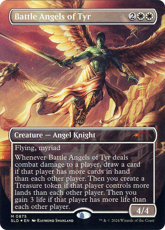 Battle Angels of Tyr (0875) (Borderless) - Rainbow Foil