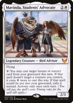 Mavinda, Students' Advocate - Foil