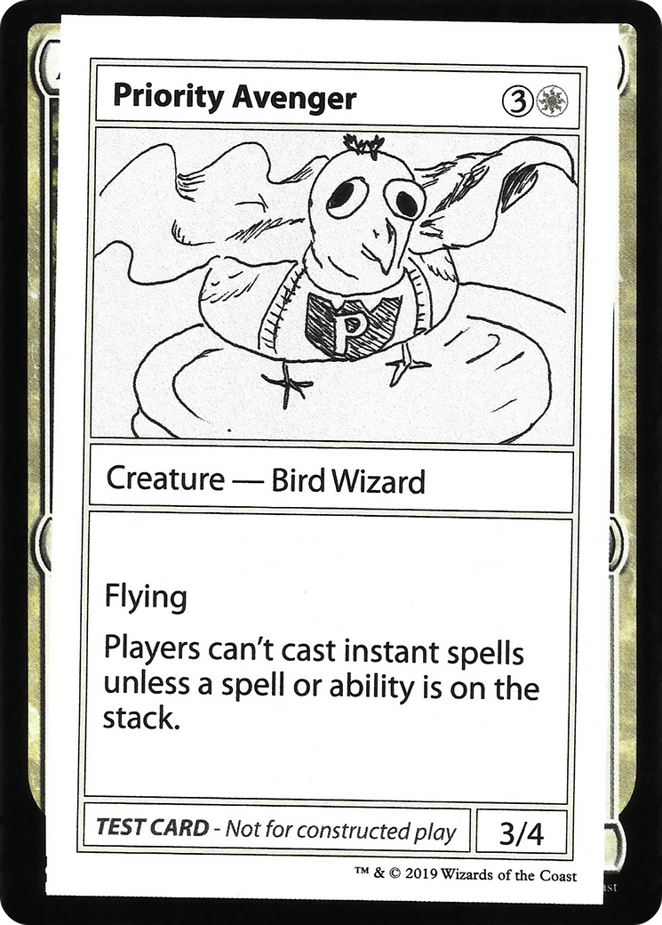 Priority Avenger (No PW Symbol)