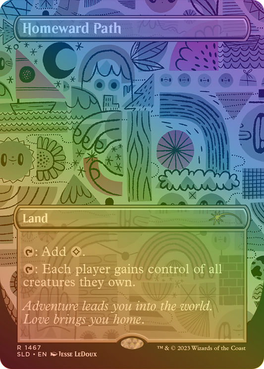Homeward Path (1467) (Borderless) - Rainbow Foil