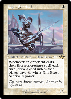 Esper Sentinel (002) (Retro Frame) - Foil