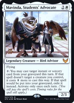 Mavinda, Students' Advocate (021) (Prerelease) - Foil