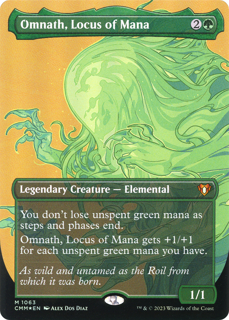 Omnath, Locus of Mana (1063) (Borderless) - Textured Foil