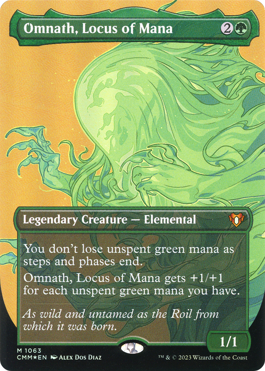 Omnath, Locus of Mana (1063) (Borderless) - Textured Foil