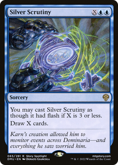 Silver Scrutiny - Foil