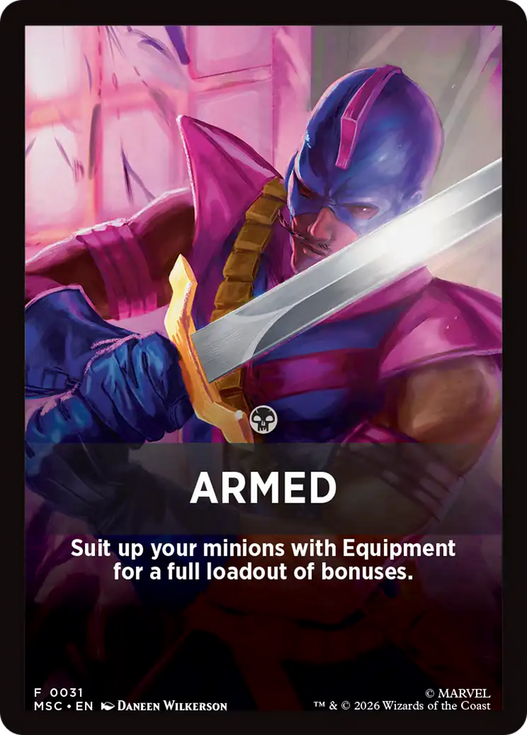 Armed (0031) (Theme Card) (FMSC)