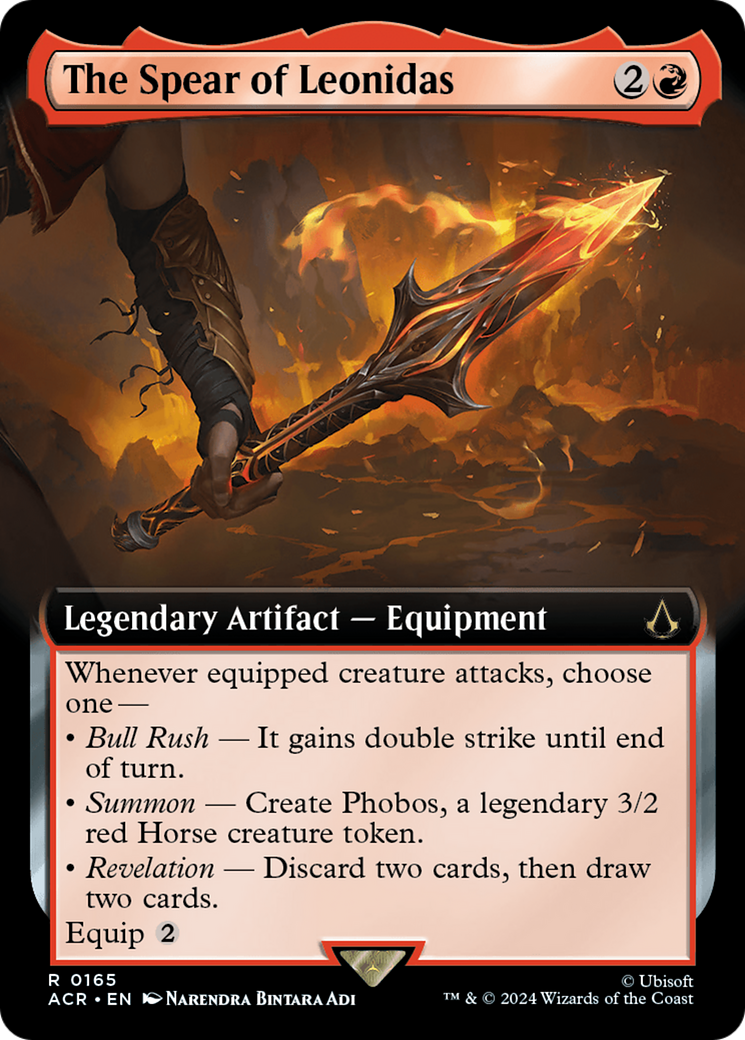 The Spear of Leonidas (0165) (Extended Art) - Foil