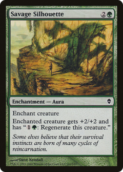 Savage Silhouette - Foil