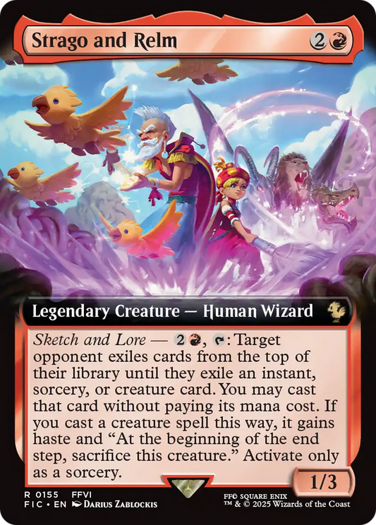 Strago and Relm (0155) (Extended Art)