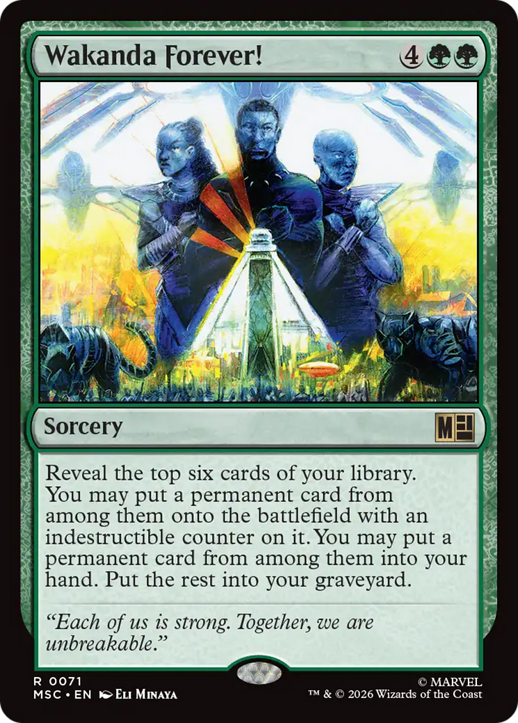 Wakanda Forever! (MSC) - Surge Foil