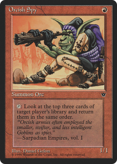 Orcish Spy (Illus. Daniel Gelon)