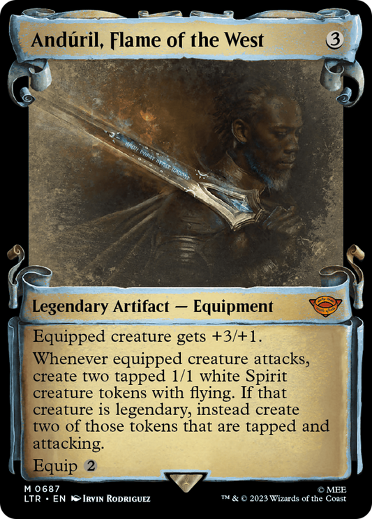 Anduril, Flame of the West (0687) (Showcase) - Silver Foil