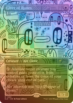 Giver of Runes (1463) (Borderless) - Rainbow Foil