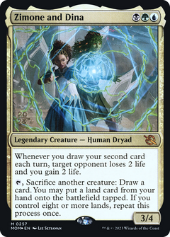 Zimone and Dina (0257) (Prerelease) - Foil