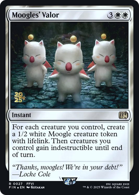 Moogles' Valor (0027) (Prerelease) - Foil