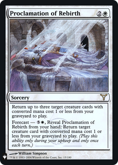Proclamation of Rebirth - Foil