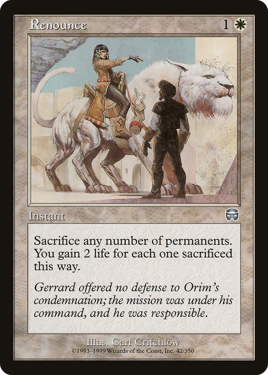 Renounce - Foil