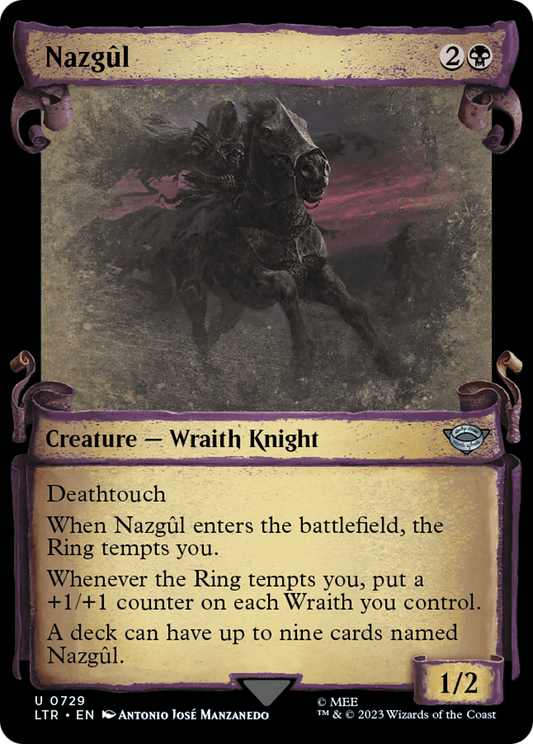 Nazgul (0729) (Showcase) - Silver Foil
