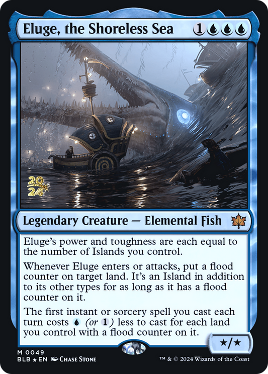 Eluge, the Shoreless Sea (0049) (Prerelease) - Foil