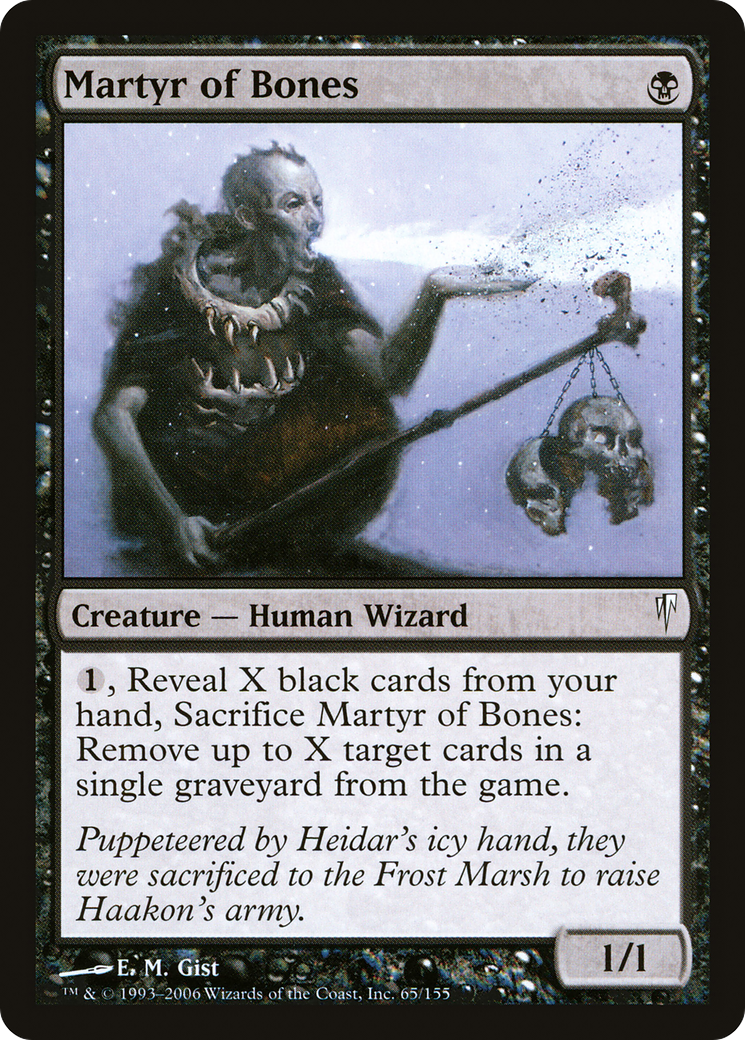 Martyr of Bones - Foil