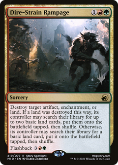 Dire-Strain Rampage (219) (Promo Pack) - Foil