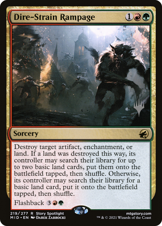 Dire-Strain Rampage (219) (Promo Pack)