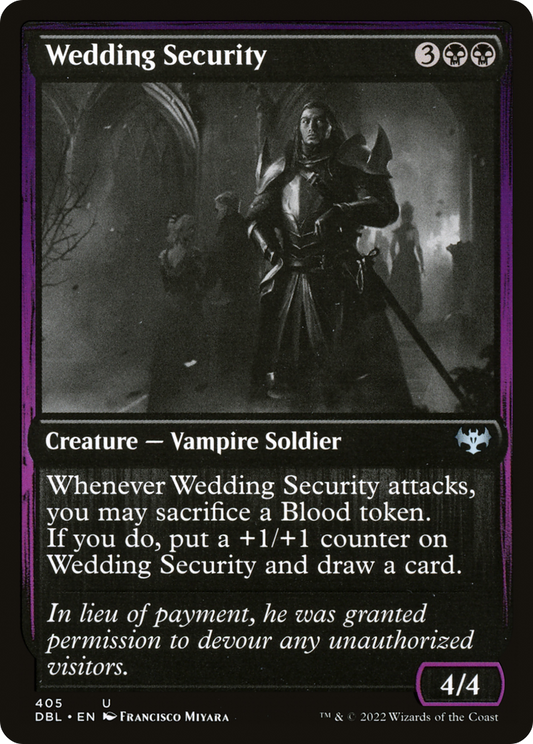 Wedding Security - Foil