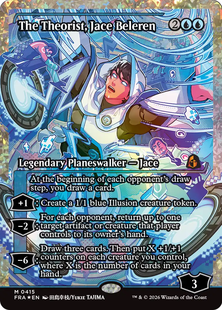 The Theorist, Jace Beleren (0415) (Showcase) (FRA) - Fracture Foil