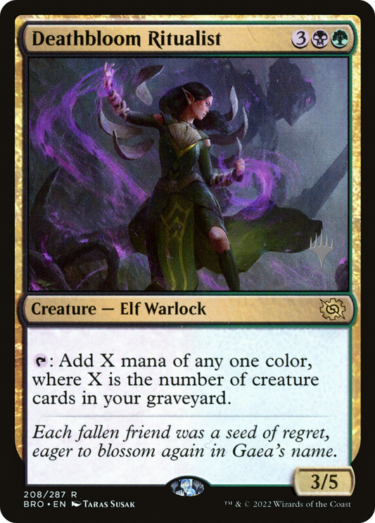 Deathbloom Ritualist (208) (Promo Pack)