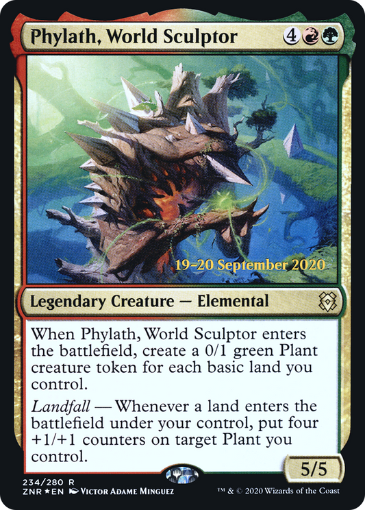 Phylath, World Sculptor (234) (Prerelease) - Foil