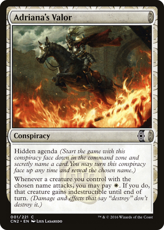 Adriana's Valor - Foil