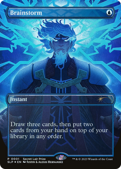 Brainstorm (0001) (Borderless) - Foil