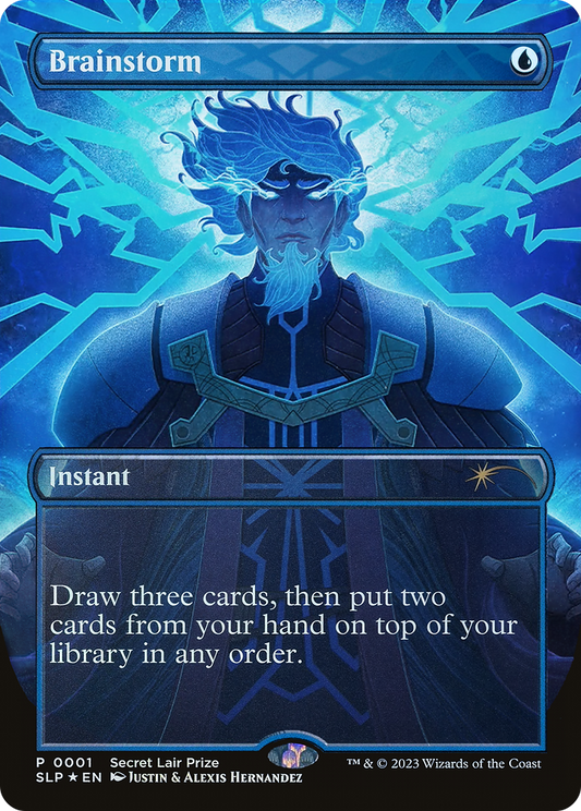 Brainstorm (0001) (Borderless) - Foil