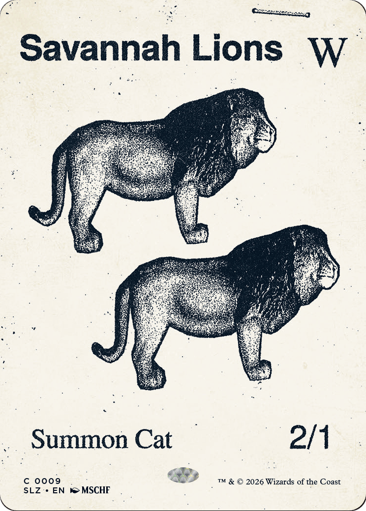 Savannah Lions (0009) (Showcase) (SLZ)
