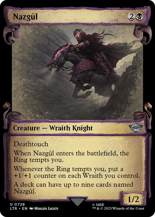 Nazgul (0728) (Showcase) - Silver Foil
